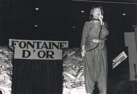 2ter Platz beim Festival FONTAINE D'OR in Pernes-les-Fontaines/Avignon, 1986, mit meinem Chanson: Une seconde de l'éternité. HF- u. TV-Aufzeichnung und Single-Schallplatte