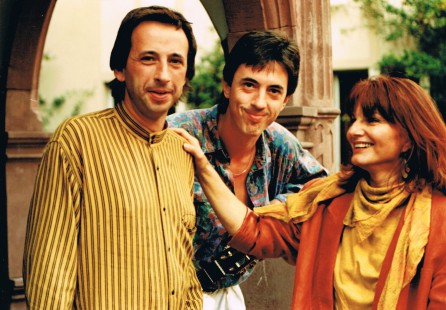 Mit Reinhard und Martin Bärenz, hier beim Heidelberger Herbst, 1985